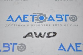 Emblem inscription AWD trunk lid Chrysler 300 11-14 prerest