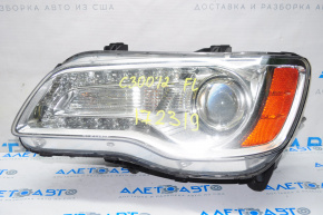 Headlight front left bare Chrysler 300 12-14 dorest halogen light, for polishing