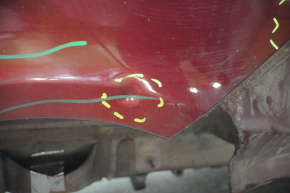 Quarter wing rear left Dodge Dart 13-16 burgundy, dents