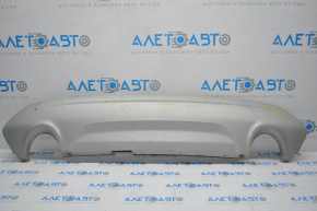 Rear bumper trim lower Ford Escape MK3 13-19 prerest 2 pipes pressed broken