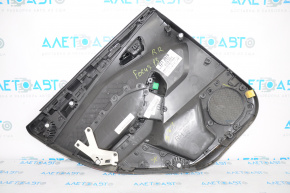 Door trim panel, rear right, Ford Focus mk3 11-18, black