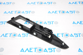 Rear right window lift control for Ford Fusion mk5 13-20 black, with black gloss trim