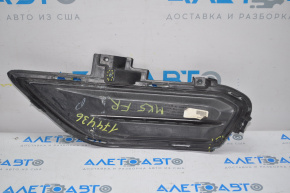 Front bumper grille right Ford Fusion mk5 13-16 without fog lights broken fastener and right side