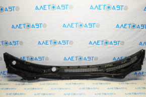Windscreen wiper grille plastic Hyundai Sonata 15-19 broken crepe crack