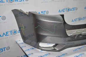 Rear bumper bare upper part Jeep Compass 11-16 gray