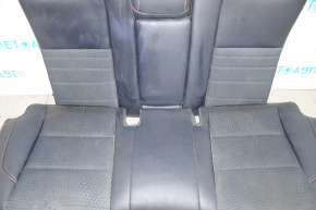 Rear seats, 2nd row, Toyota Camry v55 15-17 USA SE, combination black, red stitching