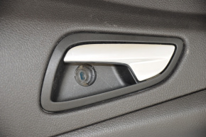 Door trim card rear left Ford Focus mk3 11-18 black scratch, no plug