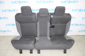 Rear row of seats 2 row of 4 parts Ford Focus mk3 11-14 prerest, cloth black, dirty