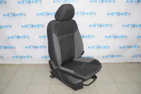 Passenger seat Ford Focus mk3 11-14 prerest, without airbag, mechanic, cloth black, dirty
