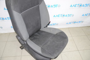 Passenger seat Ford Focus mk3 11-14 prerest, without airbag, mechanic, cloth black, dirty