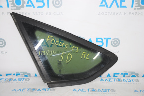 Window blind glass rear left Ford Focus mk3 11-18 5d with molding matte, tinted