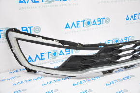 Lower grille front bumper Kia Optima 11-13 hybrid with chrome molding