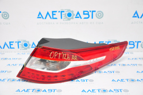 External wing lamp right Kia Optima 11-13 prerest led, chipped glass