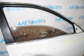Molding door-glass central front right chrome Toyota Camry v55 15-17 usa scratch