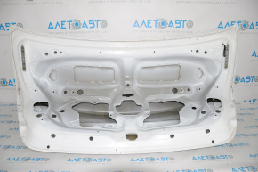Trunk lid Toyota Camry v55 15-17 usa under spoiler, painted, scratches, white 040