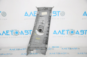 Kia Sorento 10-15 gray center pillar trim, upper left belt