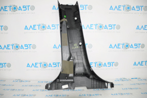 Kia Sorento 10-15 lower right center pillar trim, black