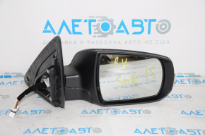 Side mirror right assembly Kia Sorento 10-15 7 pins, turn signal, blue