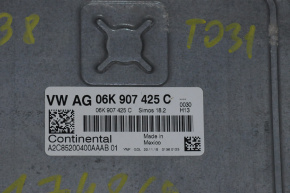 Block ECU engine computer VW Passat b8 16-19 USA dents