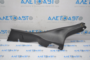Rear pillar trim lower left Ford Fiesta 11-19 5d black