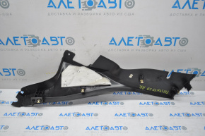 Rear pillar trim lower right Ford Fiesta 11-19 5d black