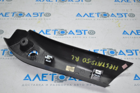 Left tailgate trim Ford Fiesta 14-19 5d black