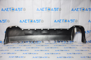 Rear bumper trim lower Jeep Cherokee KL 14-18 for 1 pipe silver