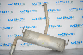 Muffler rear part with barrel Jeep Cherokee KL 14-18 2.4 1 pipe is crushed