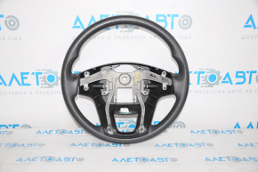 Kia Sorento 2014-2015 restyling steering wheel, black plastic, without overlays and buttons