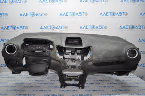 Torpedo front panel without AIRBAG Ford Fiesta 11-19 black for dry cleaning, scratches