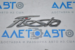Emblem inscription Fiesta tailgate Ford Fiesta 14-19