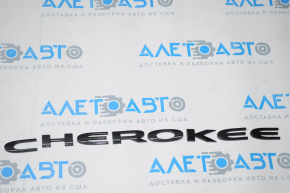 Emblem inscription Cherokee front right Jeep Cherokee KL 14-18 mat