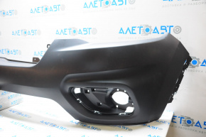 Front bumper bare upper part Jeep Cherokee KL 19-23 without parking sensors under the plug towing hook with plug