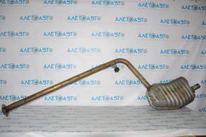Muffler rear part with barrel Hyundai Sonata 11-15 hybrid dents