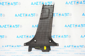 Lower left center pillar trim Hyundai Sonata 11-15 black