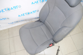 Passenger seat Hyundai Sonata 11-12 without airbag, mechanical, cloth gray