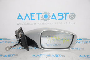 Side mirror right complete Hyundai Sonata 11-14 7 pins, turn signal, silver