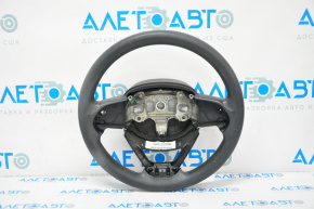 Naked steering wheel Jeep Cherokee KL 14-21 rubber black, with lower pad