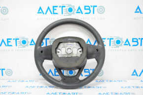 Naked steering wheel Jeep Cherokee KL 14-21 rubber black, with lower pad