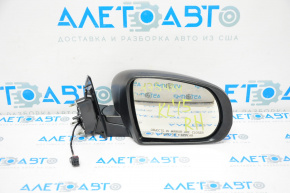 Right side mirror assembly Jeep Cherokee KL 14-18 3 pins, structure