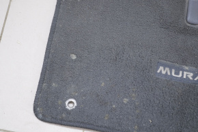 Set of floor mats for Nissan Murano z52 15-18 cloth black, burnt