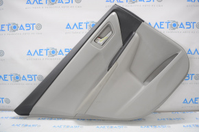 Door trim card rear left Toyota Camry v55 15-17 usa gray, worn
