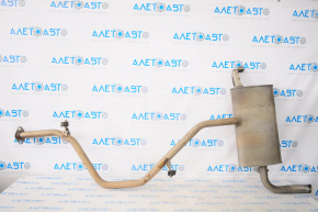 Rear muffler with barrel for Toyota Prius 50 16-22 FWD