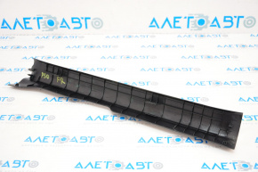 Door sill trim front right Toyota Prius 50 16-22 black, worn