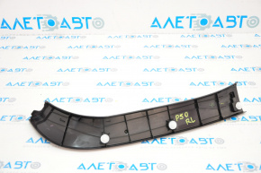 Left trunk door trim Toyota Prius 50 16-22 black, type 1