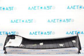 Toyota Prius 50 16-22 black central trunk door trim for windshield wiper