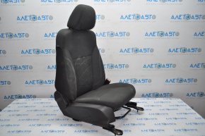 Passenger seat Ford Fiesta 11-19 cloth black water damage