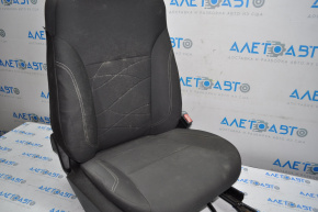 Passenger seat Ford Fiesta 11-19 cloth black water damage