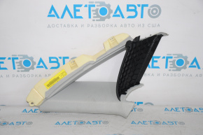 Rear window trim right Audi A4 B8 13-16 rest sedan, light gray