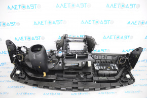 Torpedo front panel without AIRBAG Audi A4 B8 13-16 black rest
